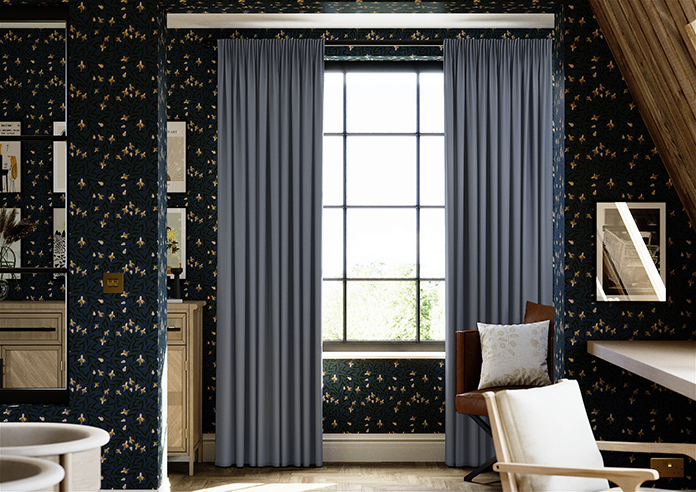 Menton, Tempered Grey - Made to Measure Curtains - Image 3